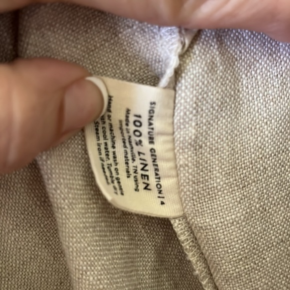 Elizabeth Suzann Clyde Jumpsuit in Flax Linen S-R - Picture 6 of 6